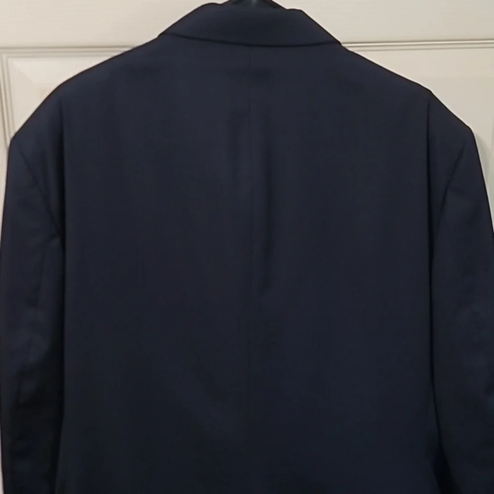 Jos. A Bank Signature Collection 100% Wool‎ Navy Suit Men's 44RG/39RG NWOT Cond.